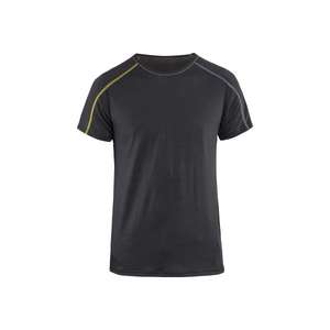 BLAKLADER - 479817349835XS Ropa interior Camiseta XLIGHT 100% Merino Gris oscuro/Amarillo-EAN 7330509545478 ROPA INTERIOR TÉRMICA - Product Image 1