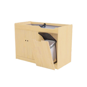 Cambiador de Madera Montessori para Guardería, Cómoda Estación de Cuidado de Pañales para Bebés para Preescolar y Guardería - Product Image 2