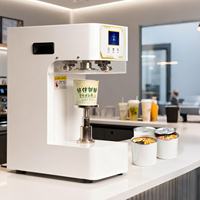 Machine de scellage de canettes multifonction certifiée CE, entièrement automatique, 110V/220V, facile à utiliser, adaptée aux bouteilles de boissons de 55 mm