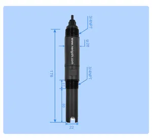 Nengshi yüksek doğru ph sensörü metre çevrimiçi ph probu için karides su ürünleri ph elektrot