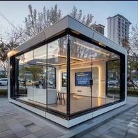 Maison préfabriquée pliable de luxe de l'usine source, haute qualité, prix bas, maisons préfabriquées, mini-maison portable, maison préfabriquée
