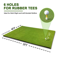 Tapis de conduite de golf en gros d'usine 4x5ft Fairway Turf Pad Mat Durable Pliable Golf Swing Frapper Tapis d'entraînement