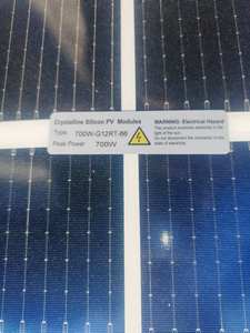 แผงเซลล์แสงอาทิตย์แบบโมโนสองหน้าสำหรับ<span class=keywords><strong>ฟาร์ม</strong></span>พลังงานแสงอาทิตย์เกรด690W 700W 710W 720W - Product Image 5