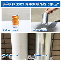 Peinture automobile de Guangzhou, vernis, laque, liquide modifié, effet miroir doré, spray chrome, peinture chrome facile