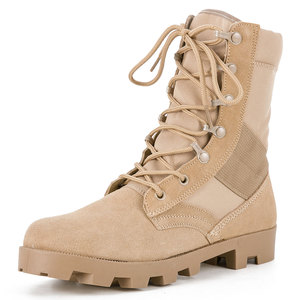 <span class=keywords><strong>Botas</strong></span> Tácticas de Cuero de Gamuza para <span class=keywords><strong>Hombre</strong></span>, <span class=keywords><strong>Botas</strong></span> de Combate para Desierto - Product Image 2