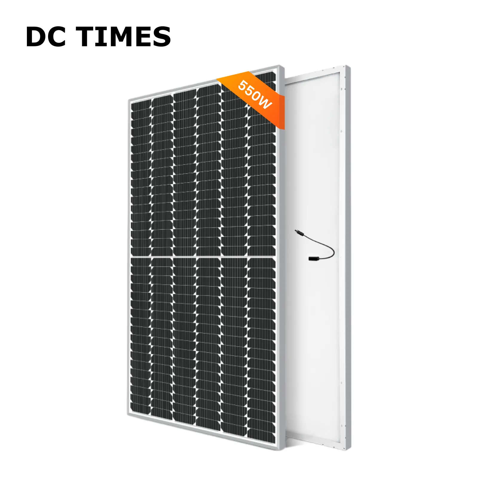 DC Times Высокое напряжение 550 Вт моно солнечная панель для системы солнечной энергии Высокоэффективная солнечная панель