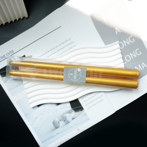 Lot <span class=keywords><strong>de</strong></span> 10 bougies ménagères Bougie <span class=keywords><strong>de</strong></span> <span class=keywords><strong>d</strong></span>îner blanche brûlante 5 heures Bougies coniques non parfumées à la <span class=keywords><strong>cire</strong></span> blanche <span class=keywords><strong>de</strong></span> qualité supérieure - Product Image 1