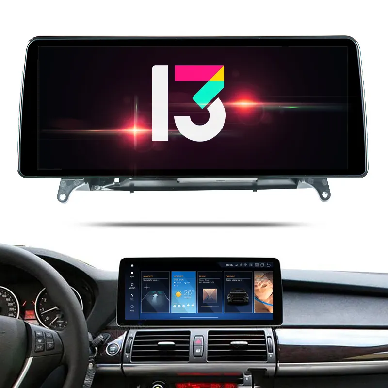 KANOR 12.3 Inch 1920*720 Đài Phát Thanh Xe Hơi Gps Navigation Với Carplay Wifi Đa Phương Tiện 8 Nhân Cpu 4 + 64 Gam Cho Bmw X3 F25 Android Màn Hình