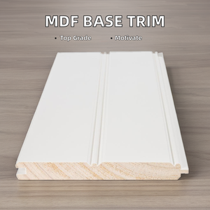 Scelta del costruttore Design moderno bianco primered V-scanalatura linea decorativa <span class=keywords><strong>di</strong></span> rivestimento con giunzione a dita bordo/Beadboard - Product Image 3