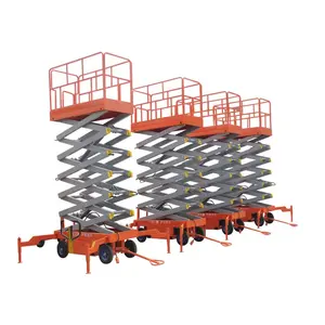 6 m đến 18 m Di Chuyển Điện Thủy Lực Di Động Scissor Lift