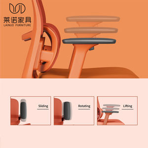 <span class=keywords><strong>Silla</strong></span> de oficina ejecutiva LN06, soporte <span class=keywords><strong>Lumbar</strong></span> ajustable giratorio, malla de diseñador moderno, Sillas ergonómicas De Oficina para sala de reuniones - Product Image 6