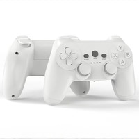 Volante de Juego Inalámbrico 2.4G Multifuncional con Doble Vibración, Botón Turbo y Joysticks para Videojuegos Android
