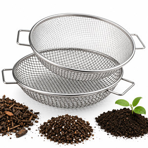 Grille de protection pour terreau de jardin 11,8x2,6 pouces en fil de fer galvanisé - Product Image 1