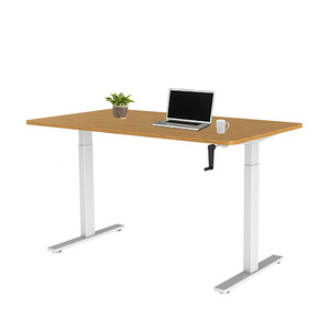 <span class=keywords><strong>Bureau</strong></span> ergonomique réglable en hauteur, support pour ordinateur de <span class=keywords><strong>bureau</strong></span>, avec <span class=keywords><strong>manivelle</strong></span> manuelle - Product Image 3