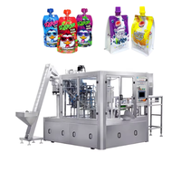 Machine à emballer automatique de poche à bec verseur personnalisée en usine Machine de remplissage et de capsulage de liquide
