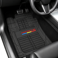 Tapis de sol de voiture, imperméables, universels, robustes, 4 pièces, en caoutchouc, ensemble complet, design prédécoupé, adaptés aux SUV, fourgonnettes, camions