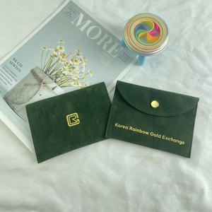 Bolsa de Terciopelo Suave para Joyería al por Mayor con Solapa y Cierre a Presión - Bolsa de Almacenamiento de Regalo de Joyería de Gamuza con Logotipo Personalizado para Reloj - Product Image 2