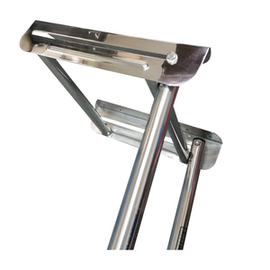 Escalera Telescópica de <span class=keywords><strong>Acero</strong></span> Inoxidable de 3 Peldaños para Barcos, Escaleras Plegables Marinas, Escalera Plegable - Product Image 5