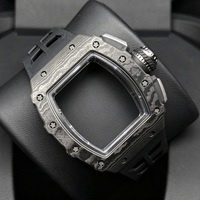 1103 Automatik-Chronograph-Uhr mit Skelett-Zifferblatt, Titangehäuse, 50m wasserdicht, Sportuhr für Herren, Alltagsuhr