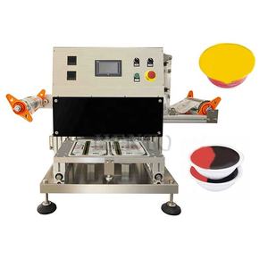 Máquina Selladora <span class=keywords><strong>de</strong></span> Láminas <span class=keywords><strong>de</strong></span> Aluminio Personalizable para Cubrir y Sellar Vasos, Bandejas y Tazones <span class=keywords><strong>de</strong></span> Plástico - Product Image 1