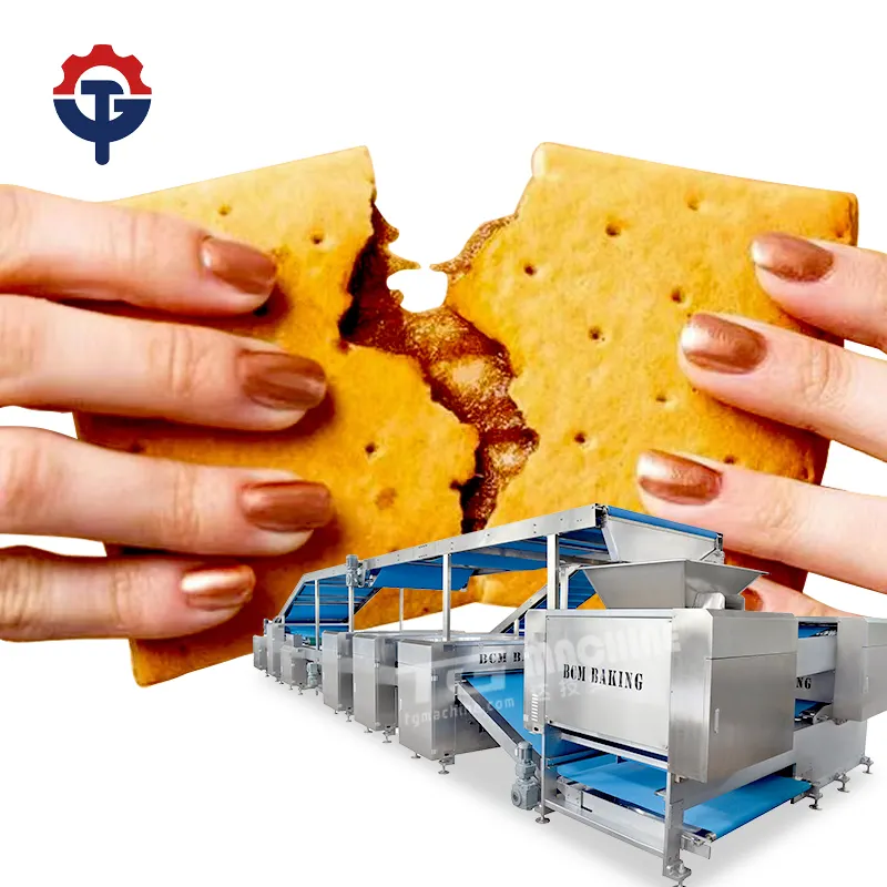 Nuovo prezzo di fabbrica automatico biscotto macchina CE certificata Snack linea di produzione con motore per panetteria per biscotti