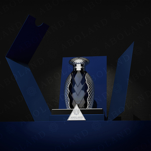 ขวดน้ำหอมดีไซน์พิเศษหรูหราขนาด 100 มล. ขวดแก้วเปล่าแบบเติมได้สำหรับบรรจุน้ำมันหอมระเหยและน้ำหอม - Product Image 3