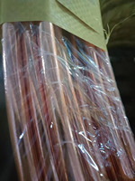 Alambre de acero unido de cobre Alambre de acero revestido de cobre, cubierta de cobre Alambre redondo de núcleo de acero, Cable de carburo para sistema de puesta a tierra