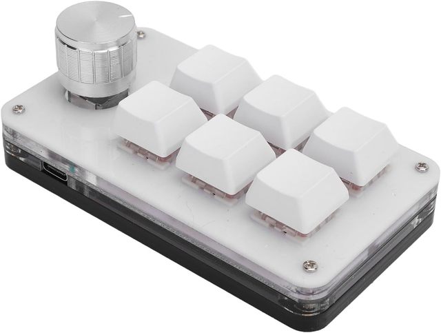Custom Programming Macro Mechanical Keypad Type-C Mini Keyboard USB Suitable for Gaming/Office/Music/Media