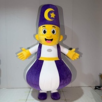 Costume gonflable de mascotte arabe Shengchi pour le Ramadan, ensemble de personnage ambulant pour homme arabe, idéal pour les événements et défilés du Moyen-Orient