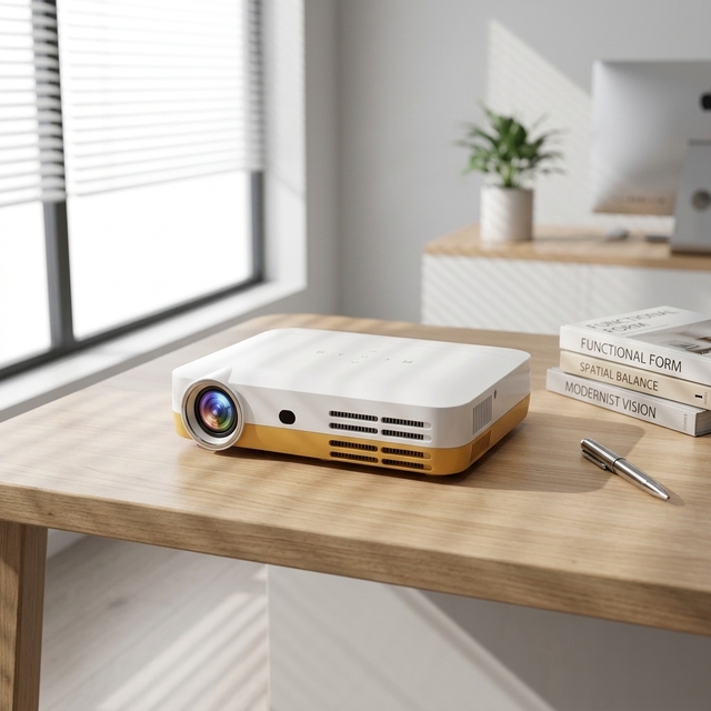 Business Projector WOWOTO H10S Full HD 5000 Lumens Smart Video Projector Android 9.0 WiFi Bluetooth for Office Presentation