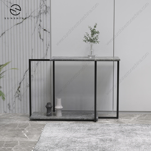 Hiện đại phong cách Bắc Âu mỏng giao diện điều khiển Bảng với ẩn lưu trữ cổ điển cổ gỗ thiết kế cho nhập cảnh biệt thự phòng khách sạn sử dụng - Product Image 2