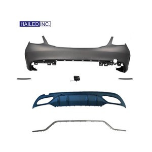 HAILED Auto Accessoires Pare-chocs Arrière Garniture Moulage Chrome Pour <span class=keywords><strong>Mercedes</strong></span> Benz Classe <span class=keywords><strong>C</strong></span> <span class=keywords><strong>Amg</strong></span> W205 2058853903 2019 2020 2021 - Product Image 2