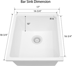 Évier moderne en <span class=keywords><strong>granit</strong></span> composite à cuvette unique, évier de comptoir carré en quartz Évier de cuisine en quartz - Product Image 2