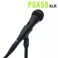 Microphone Vocal dynamique cardioïde PGA58-XLR avec câble 15 'XLR-XLR