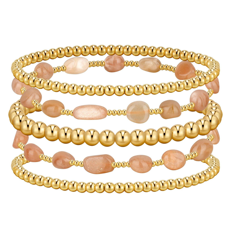 5pcs set Brass Gold Plated Ball
