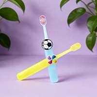 Nouvelle Arrivée Brosse à Dents Rotative Innovante pour Enfants, Vente en Gros, Usage Domestique, Brosse à Dents pour Enfants à Poils Souples et Coniques