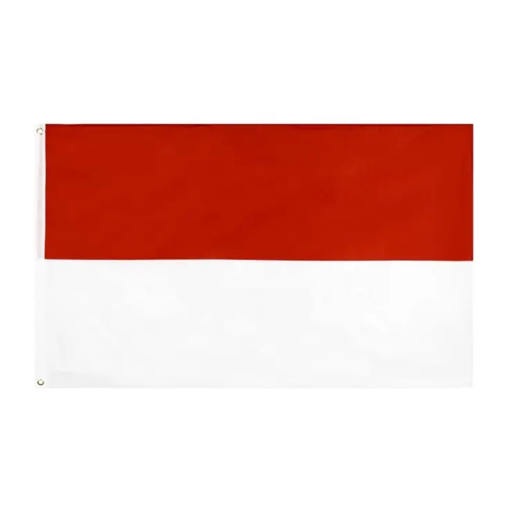 Bandera de Indonesia, Bandera de 3 'x 5', 90x150 cm, banderín de poliéster de 3x5 pies, precio de fábrica