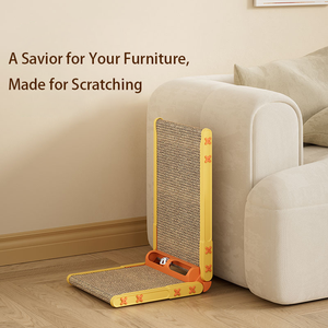 Penjualan Terbaik tahan lama 3-in-1 kucing papan gores latihan interaktif mainan hewan peliharaan bel bola PP karton bergelombang untuk penggunaan dalam ruangan - Product Image 4