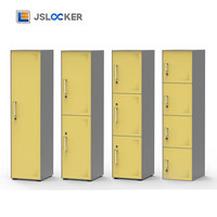 Casiers personnalisés JSlocker, adaptés aux gymnases, aux écoles et aux environnements industriels, avec cadenas.