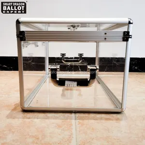 Custom Clear Transparent Acrylic Election Ballot Box With Lock