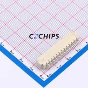 W2542120-13PW2431 Wire-to-Board Pin Header SMD,P=2.54mm,Horizontal Mount Connector 1x13P 2.5mm Horizontal Mount XH - Product Image 2