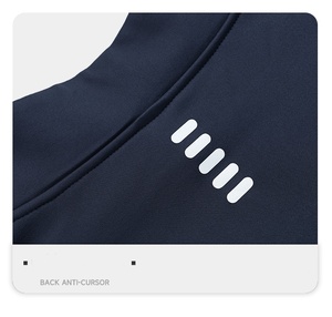 Vente en gros Sweat à demi-fermeture éclair pour hommes Chemises de gym à manches longues Veste à séchage rapide Vêtements de sport pour entraînement de compression - Product Image 6