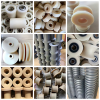 Poulies sur mesure fabriquées en fonte, aluminium, acier, acier inoxydable, plastique PA et roues en nylon