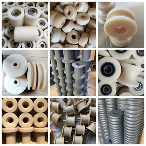 Fabrika Özel Üretimli Dökme Demir, Alüminyum, Çelik, Paslanmaz Çelik, PA Plastik ve Naylon Tekerleklerden Yapılmış Makaralar - Product Image 2