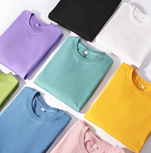 Camiseta de Algodón Grueso Informal de Primavera 2023, Camiseta de Manga Larga con Cuello Redondo, Camiseta de Color Sólido Personalizada para Hombre - Product Image 5