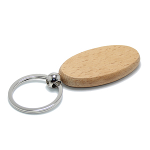 FAI DA TE Su Misura Portachiavi Tag <span class=keywords><strong>Regali</strong></span> di Uomini Donne del Commercio All'ingrosso di Promozione OEM di Legno Titolare Portachiavi Ovale Rotondo Cuore In Bianco Chiave di Legno catena - Product Image 3