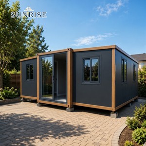 Villas modulaires en conteneurs d'acier extensibles SUNRISE Cammi House - Construction en panneaux sandwich respirants, 1 à 4 chambres, personnalisables - Product Image 1