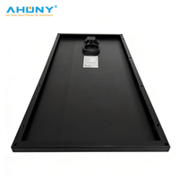 Panneau solaire en verre 200W pour connecteur, cellules HPBC 182mm, efficacité 25,8%, boîtier de jonction IP67/IP68 pour système de réseau domestique et VR (eRigid)