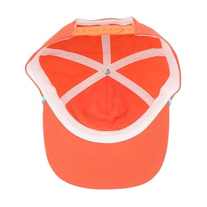 Casquette de sport snapback en nylon à 5 panneaux personnalisée OEM avec logo brodé - Product Image 6