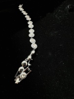 Ensemble de colliers en laiton de haute qualité avec bouton œil magique et zircone, bijoux de luxe légers, vente en gros